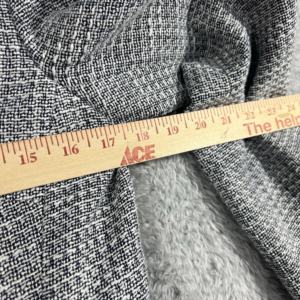 Pendleton Coat Womens 8 Blue White Tweed Mid Length Lined Overcoat‎ Business - Picture 12 of 14